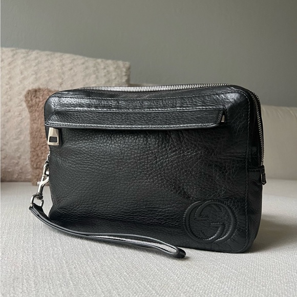 Gucci pebbled leather wrislet - Picture 3 of 10